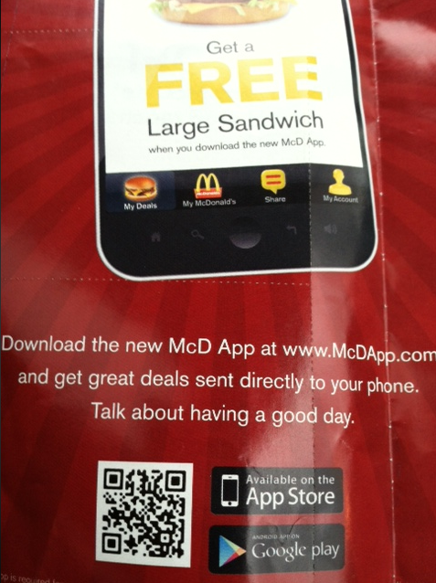 McDonalds Uses QR Code to Drive App Downloads | Qfuse