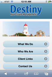 Destiny Real Estate Management - Full Mobile Site
